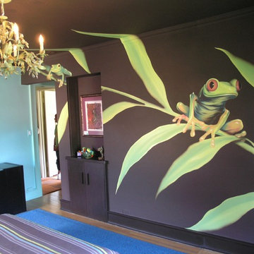 Frog themed guest bedroom