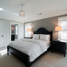 Gray room with shutters