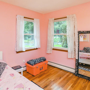 Fun Pink Bedroom with New Double Hung Windows