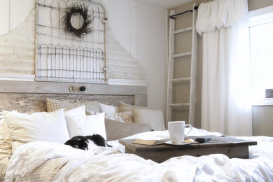 Inspiration for an eclectic bedroom remodel in Vancouver