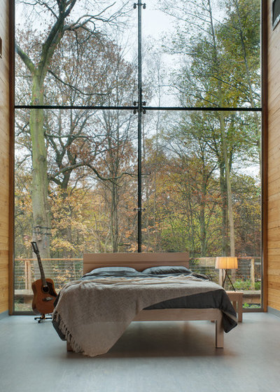 Minimalistisch Schlafzimmer by Natural Bed Company