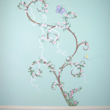 Girl's Bedroom Murals