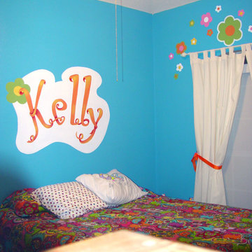 Girl's Bedroom Murals