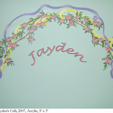 Girl's Bedroom Murals