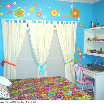 Girl's Bedroom Murals