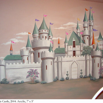 Girl's Bedroom Murals