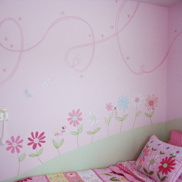 Girls Fairy Bedroom Mural