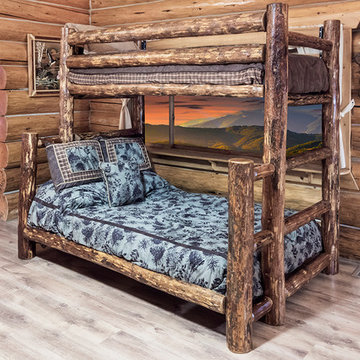 Glacier Country Collection Twin over Full Bunk Bed
