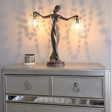 Glam hotel inspired bedroom