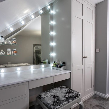 Glam Vanity Area & Fitted Wardrobes