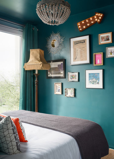 Teal bedroom ideas | Houzz UK