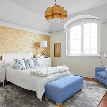 Glamorous and Bright Guest Bedroom
