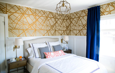 Room of the Day: A Bold Design for a Compact Master Bedroom