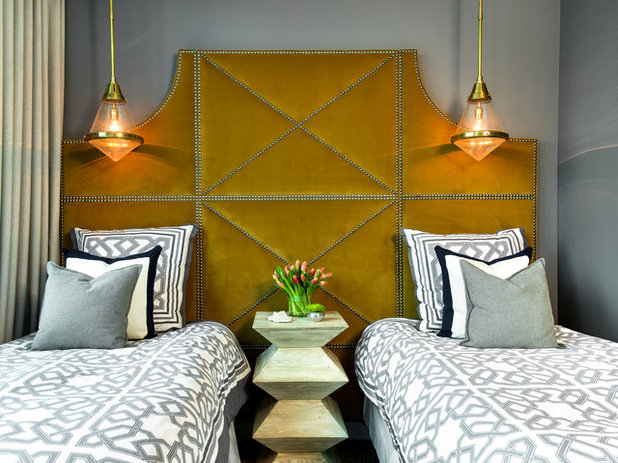 Contemporary Bedroom by Brynn Olson Design Group, LLC.