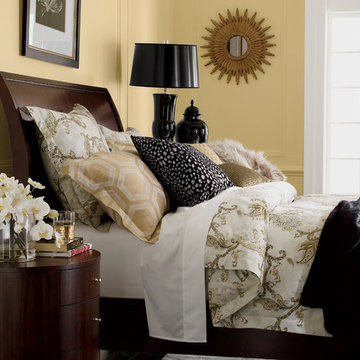 Gold Plush Bedroom