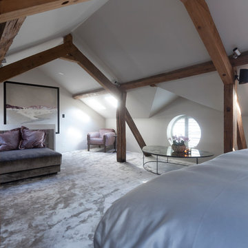 Gorgeous Bedroom with Barnwood, Silks & Velvets