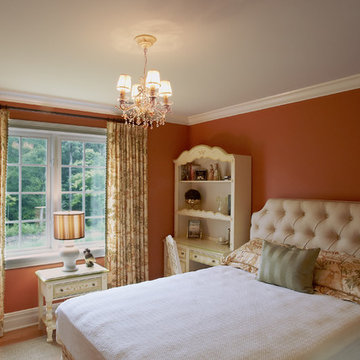 Burnt Orange Master Bedroom | Houzz