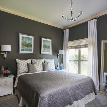 Gray & White Bedroom