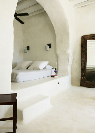 Mediterranean Bedroom Greecian bedroom nook