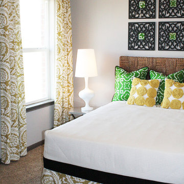 Green & Yellow Guest Room