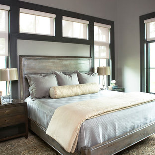 Trendy bedroom photo in Other