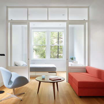 Greenwich Village Apartment Rift and Quartersawn White Oak Floors