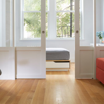 Greenwich Village Apartment Rift and Quartersawn White Oak Floors