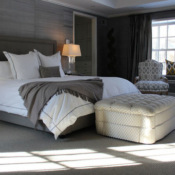 Grey and White Master Bedroom Retreat