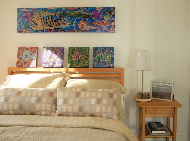 Beach Style Bedroom by Dana Nichols