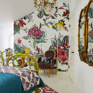 Guest Bedroom Floral Mural