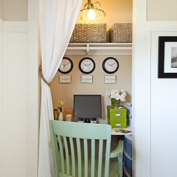Guest Bedroom with Couples Shared Office