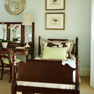 Guest Bedroom with family antique beds