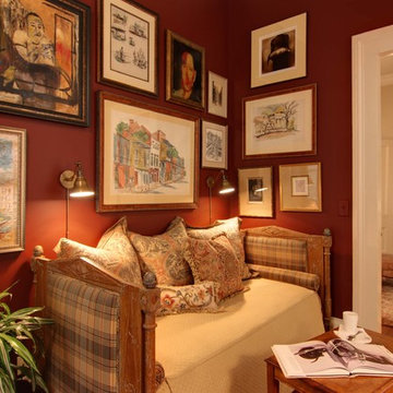 Guest Suite/Study with Custom Antique Daybed