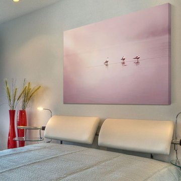 "Gulls" Painting Print on Wrapped Canvas