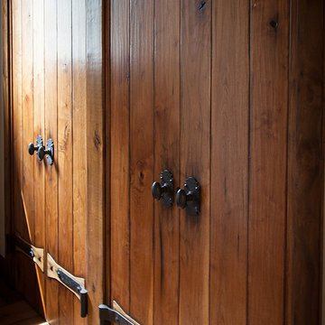 Hand planked doors