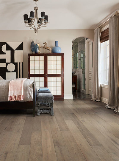 Transitional Bedroom by Robinson's Flooring