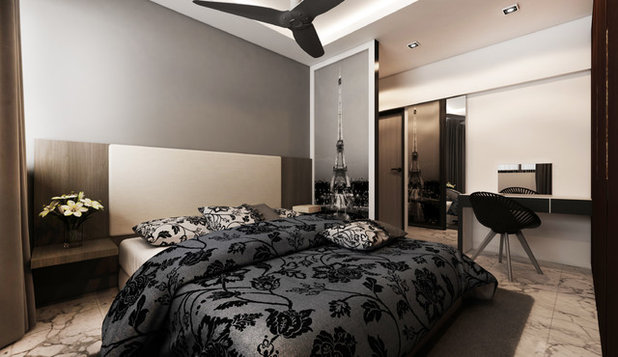 Contemporary Bedroom by Design of Schatz