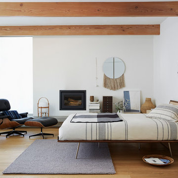 Herman Miller Bedroom featuring Eames® Classic Lounge and Ottoman and Nelson Thi
