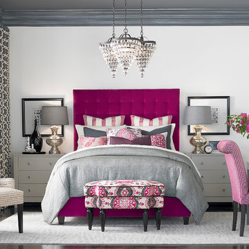 HGTV Home Custom Upholstered Duncan High Rectangular Bed by Bassett Furniture