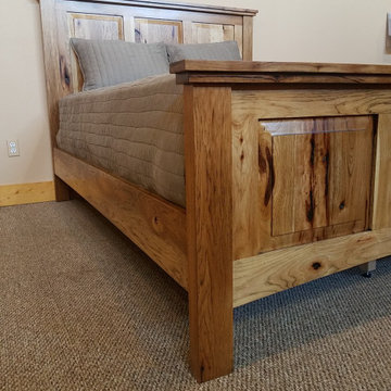 Hickory Panel Bed