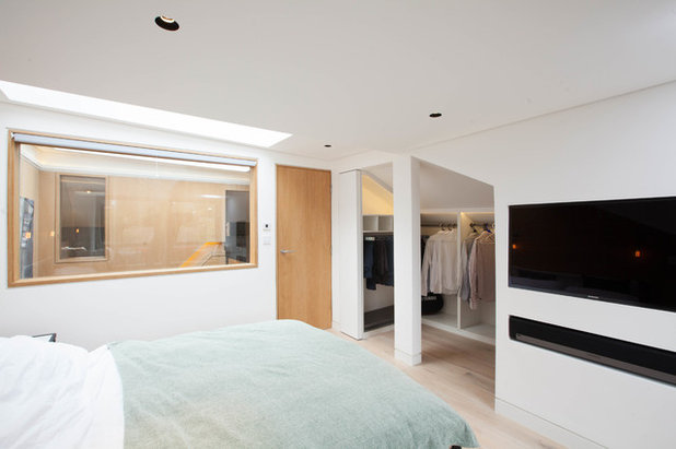 Contemporary Bedroom by James Hawley Photography