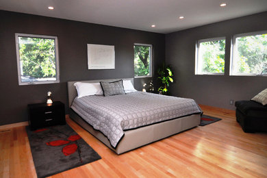 Example of a trendy bedroom design in Minneapolis