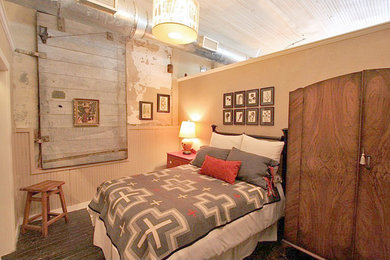 Trendy bedroom photo in Austin