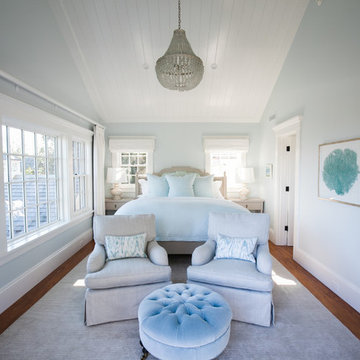 Historic Martha's Vineyard Cozy Traditional Coastal Master Bedroom