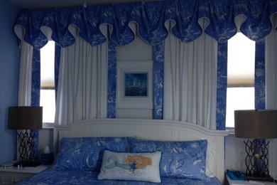 マイアミにあるビーチスタイルのおしゃれな寝室