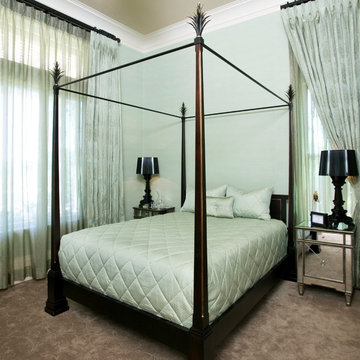 Hollywood Regency Guest Bedroom