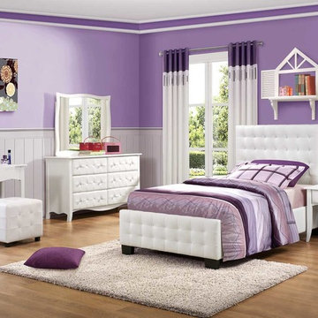 Homelegance Sparkle Upholstered Bedroom Set