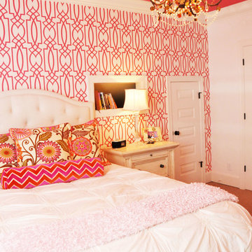 Hot Pink Teenage Girl Bedroom