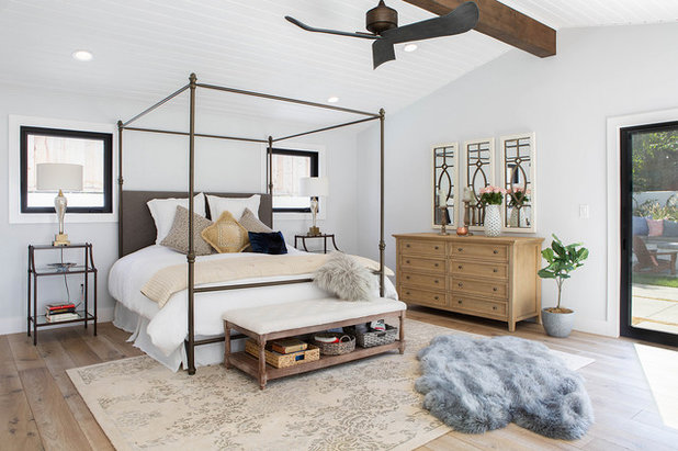 Farmhouse Bedroom by Darlene Halaby Photography