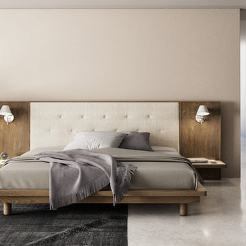 Huppe Surface Bedroom - $1,847.00 | Surface Platform Bed